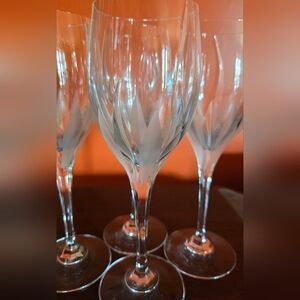 Mikasa set of 4 water goblets